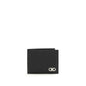 Ferragamo Black Calf Leather Bos Taurus Wallet