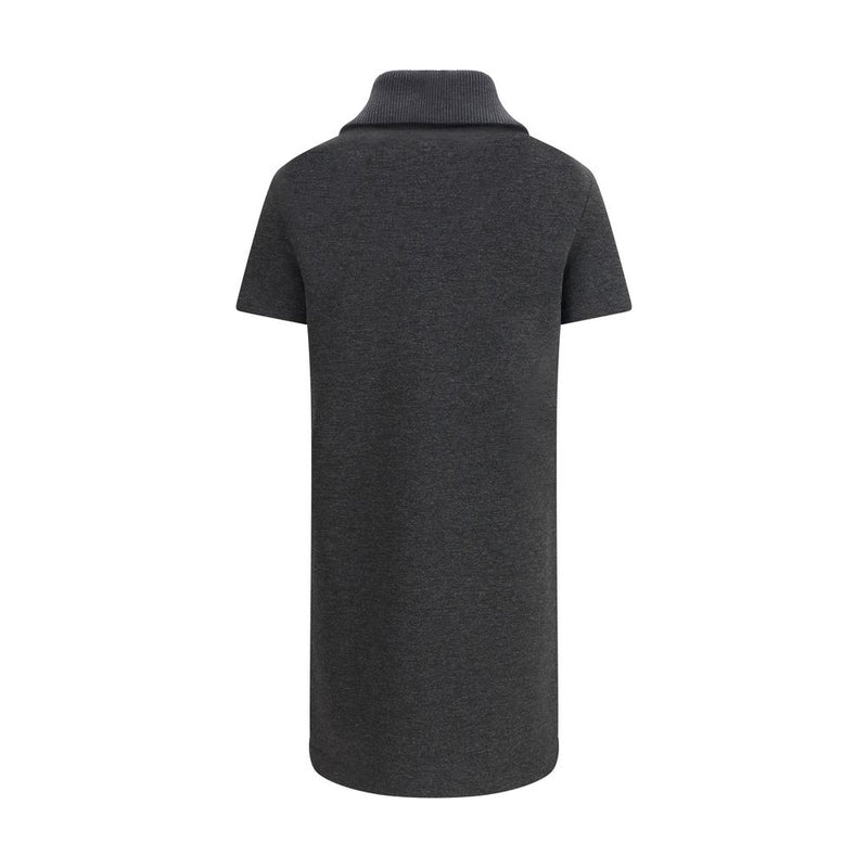 Gucci Double GG Gray Cotton Casual Dress for Women