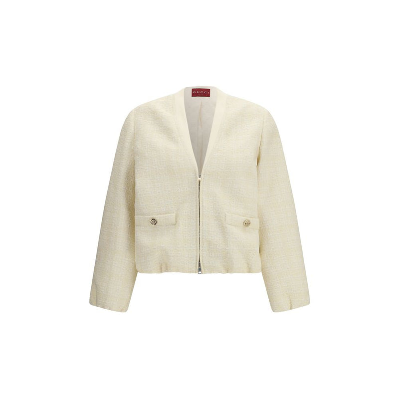 Gucci Beige Cotton Shell Jacket for Women