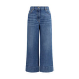 Valentino Garavani Blue Cotton Jeans for Women