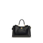 Dolce & Gabbana Black Calf Leather Bos Taurus Shoulder Bag