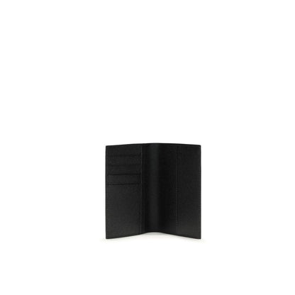 Portefeuille Dolce & Gabbana en cuir de veau noir Bos Taurus