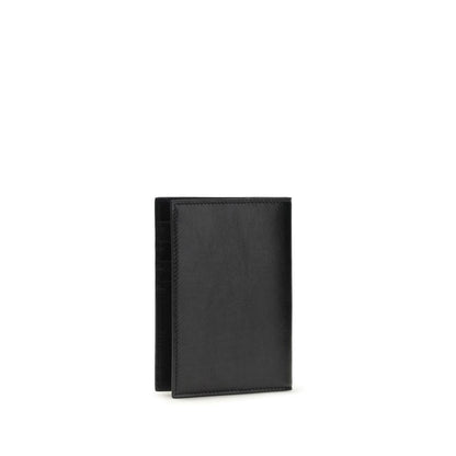 Portefeuille Dolce & Gabbana en cuir de veau noir Bos Taurus
