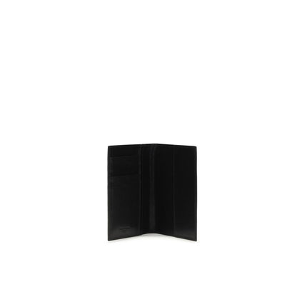Portefeuille Dolce & Gabbana en cuir de veau noir Bos Taurus