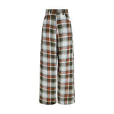 MARBELL Multicolor Linen Casual Pants for Women