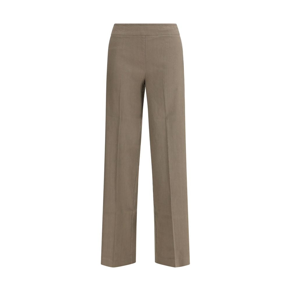 Avenue Montaigne Flavia Beige Linen Casual Pants
