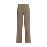 Avenue Montaigne Flavia Beige Linen Casual Pants