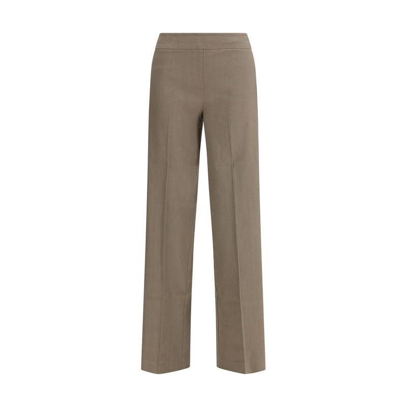 Avenue Montaigne Flavia Beige Linen Casual Pants