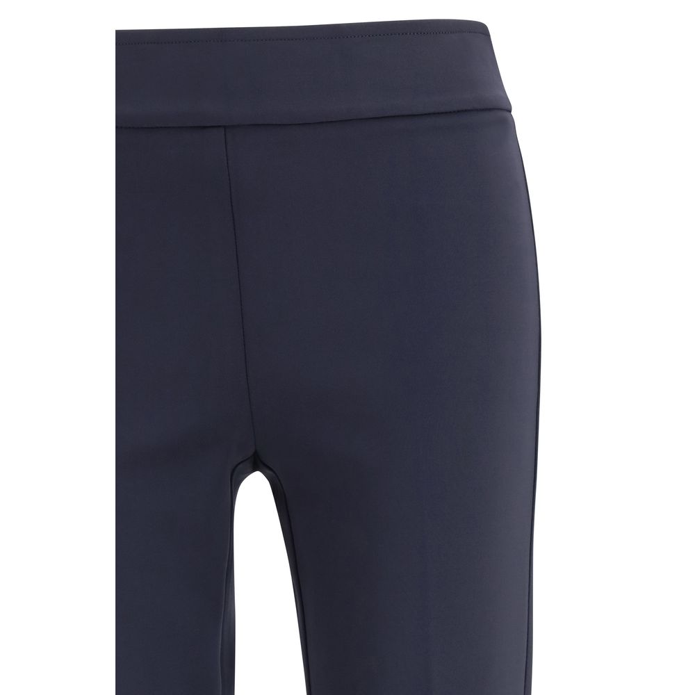 Avenue Montaigne Leo Freedom Blue Polyamide Casual Pants
