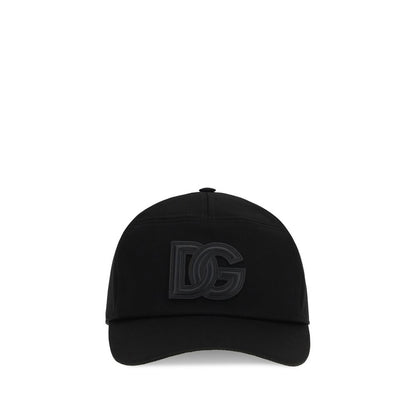 Dolce & Gabbana Zwarte Katoenen Pet (Baseballpet)
