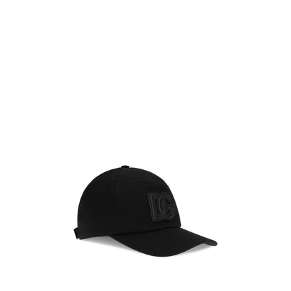 Dolce & Gabbana Zwarte Katoenen Pet (Baseballpet)