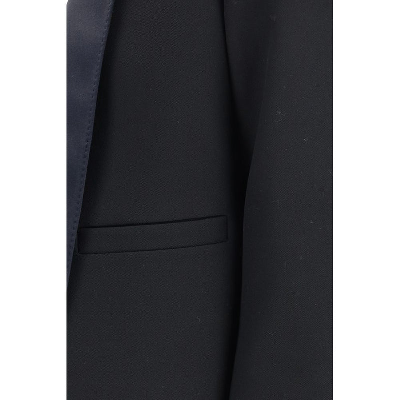 Tom Ford Black Wool Full-Length Jacket for Women