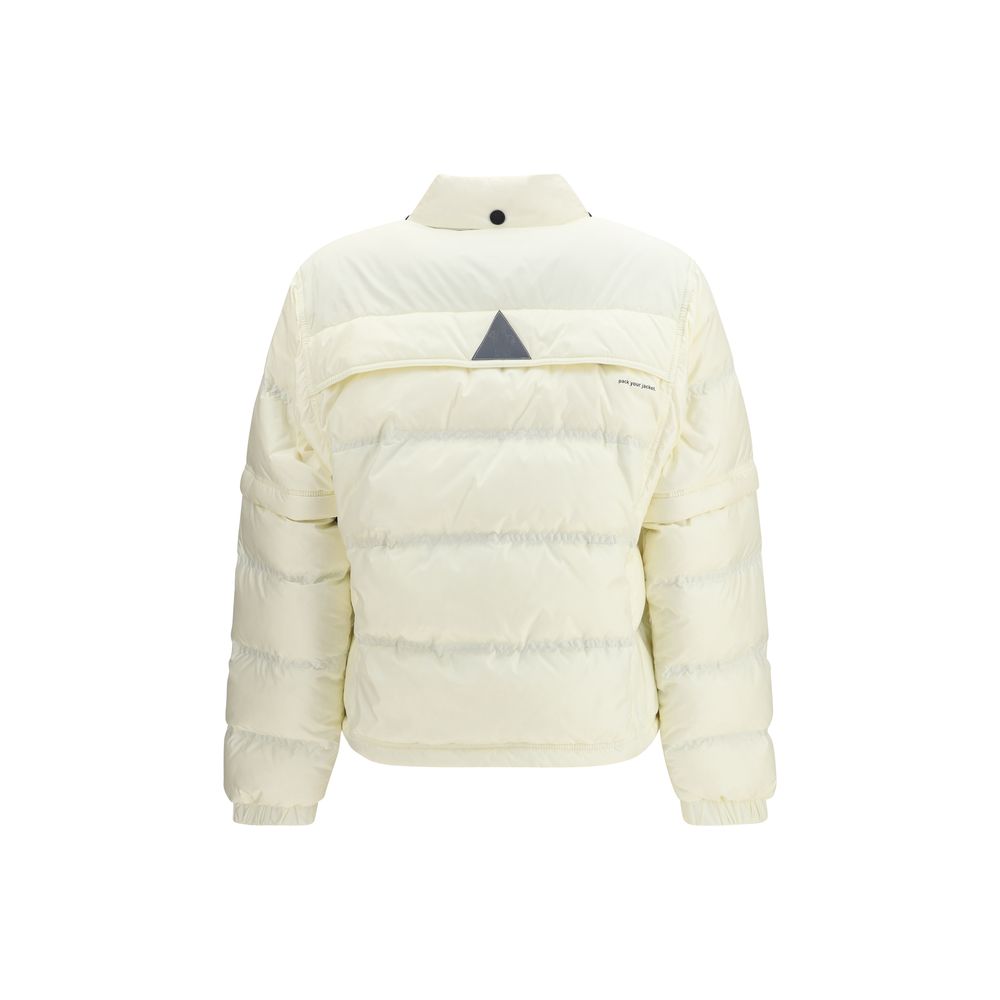 Moncler Grenoble Mauduits Beige Down Jacket for Women