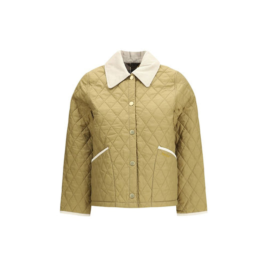 Barbour Liddesdale Cropped Icons Beige Jacket