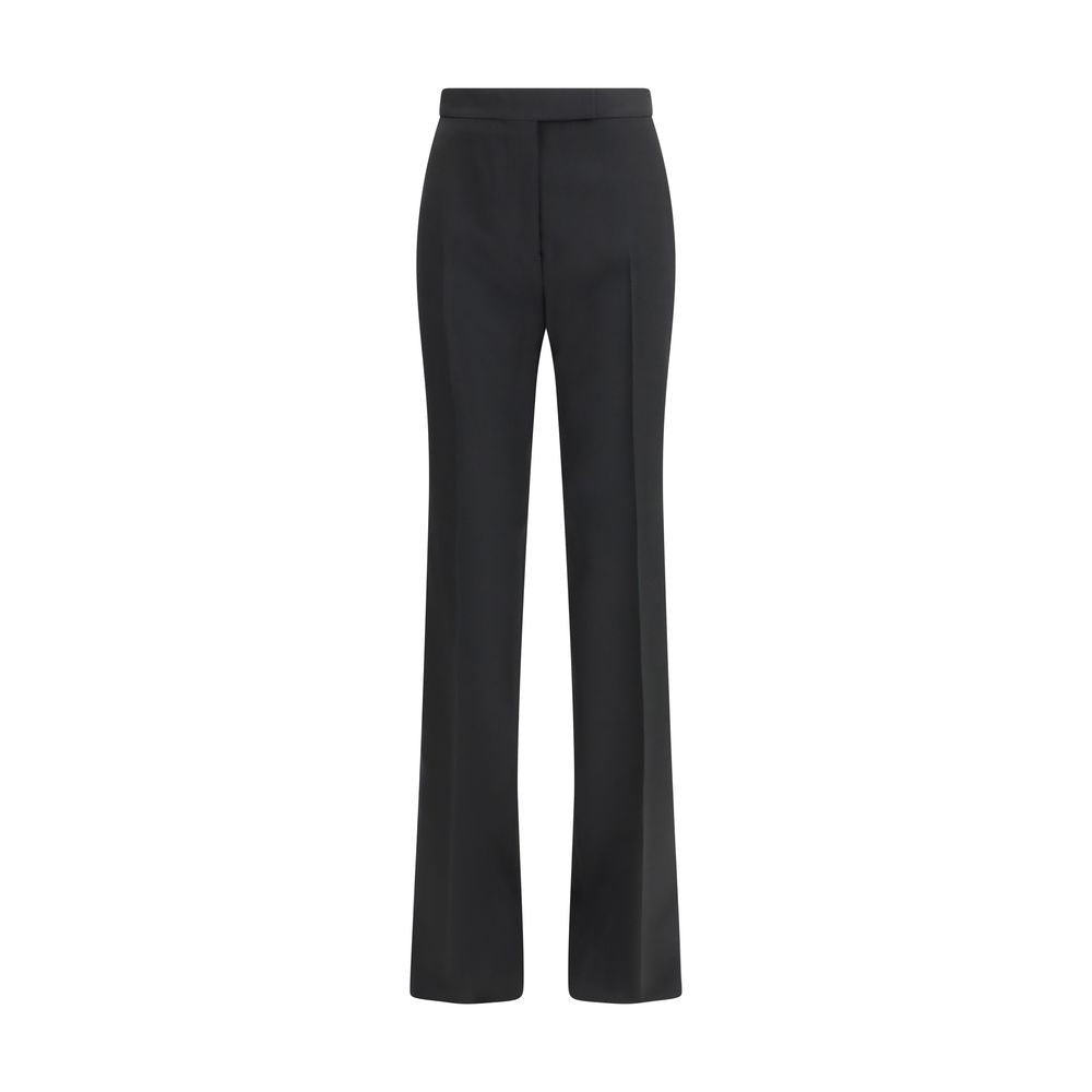 Tom Ford Black Fleece Wool Dress Pants for Women