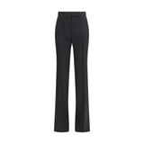 Tom Ford Black Fleece Wool Dress Pants for Women