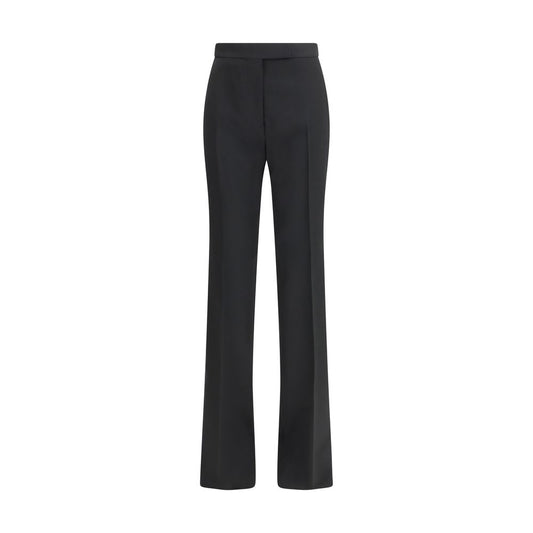 Tom Ford Black Fleece Wool Dress Pants for Women