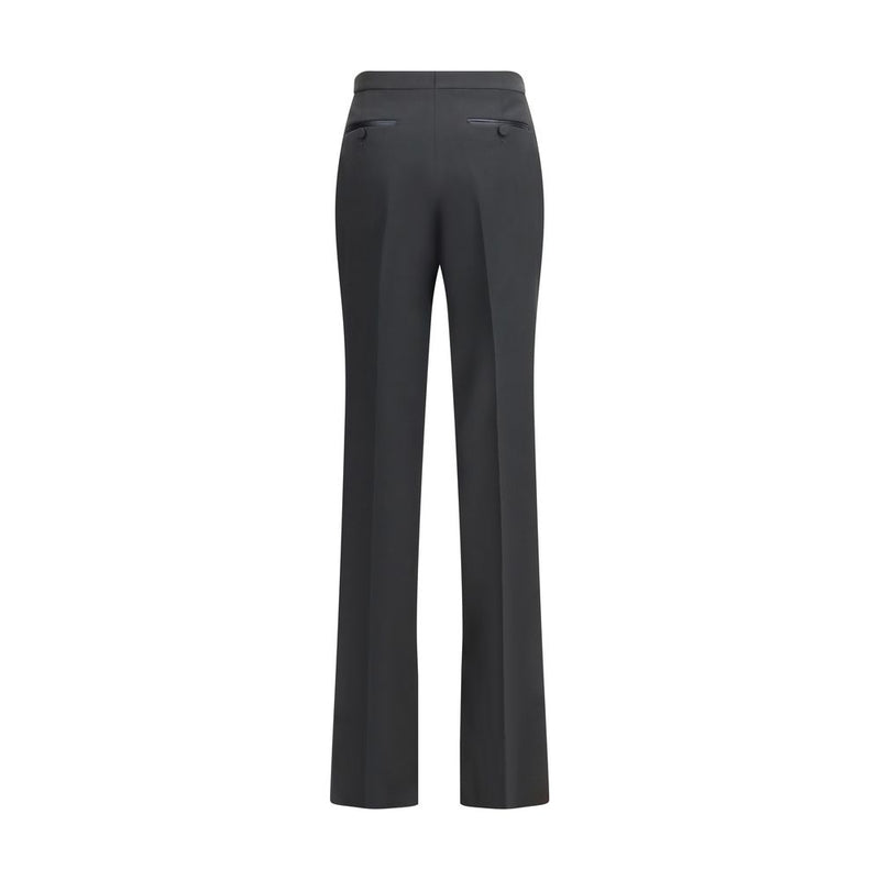 Tom Ford Black Fleece Wool Dress Pants for Women