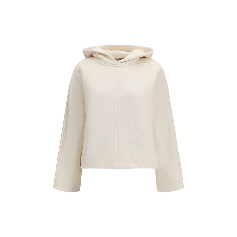 Max Mara Pure Beige Cotton Sweatshirt for Women