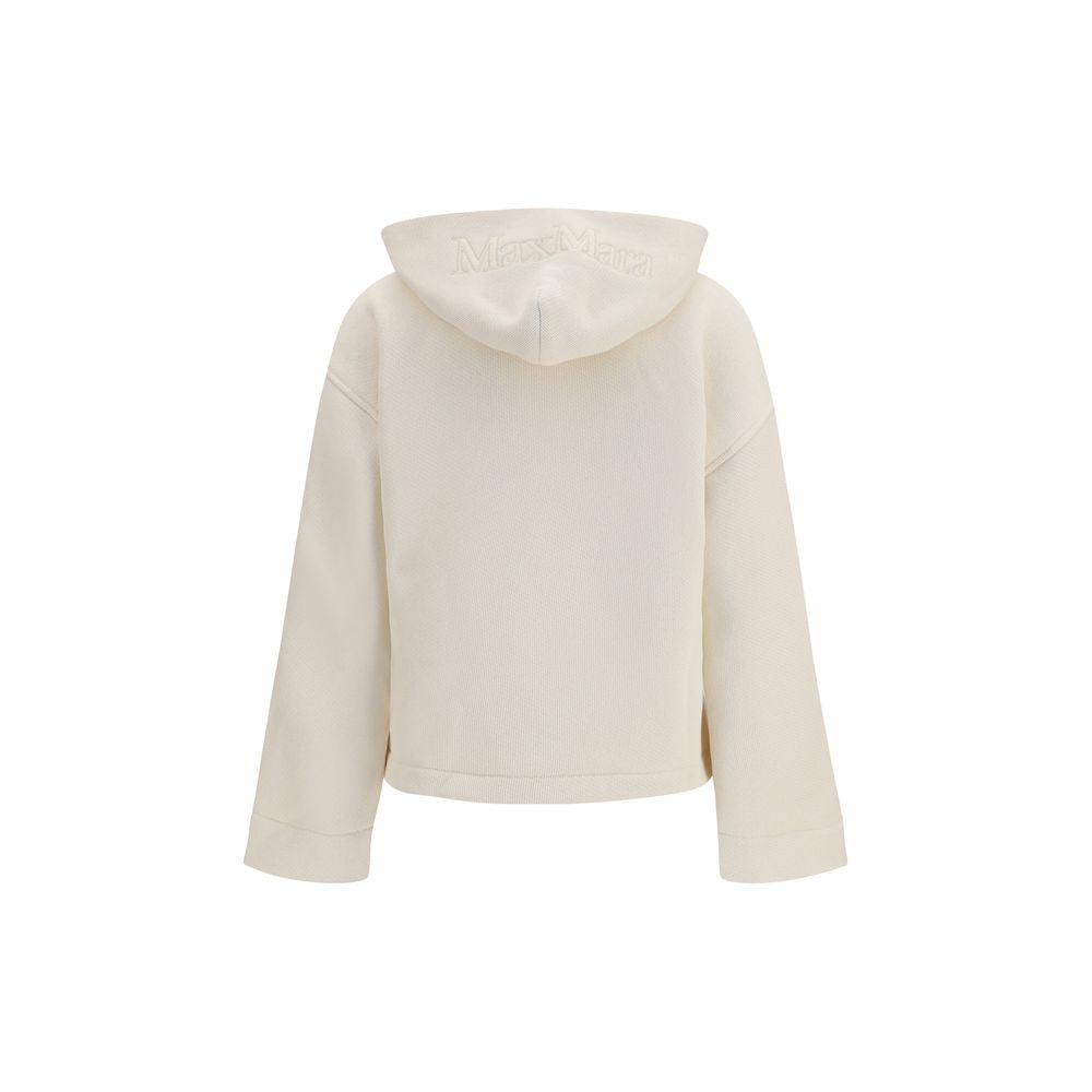 Max Mara Pure Beige Cotton Sweatshirt for Women