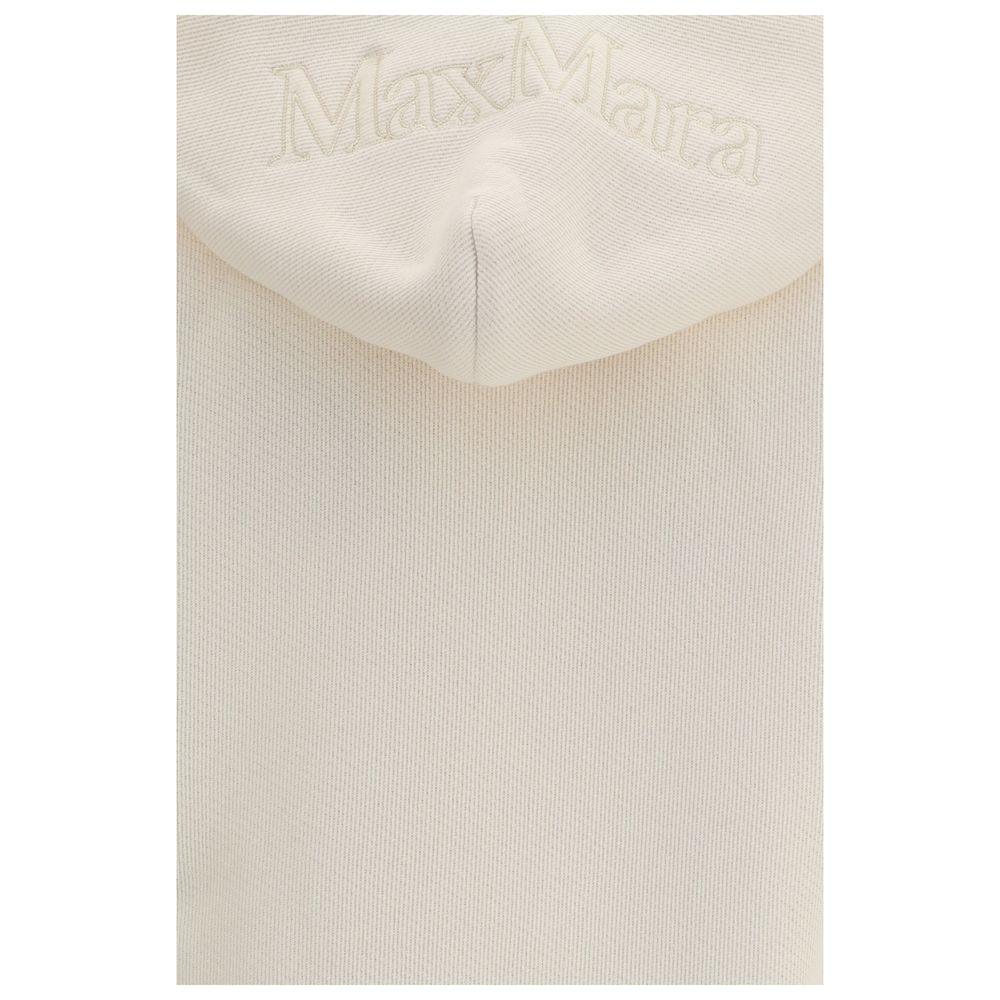 Max Mara Pure Beige Cotton Sweatshirt for Women