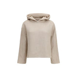 Max Mara Pure Beige Cotton Sweatshirt - Stylish & Comfortable