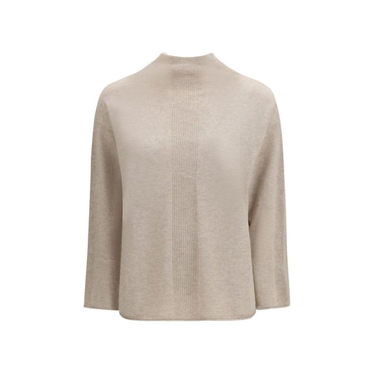 Max Mara Pure Beige Cashmere Sweater - Luxurious Comfort