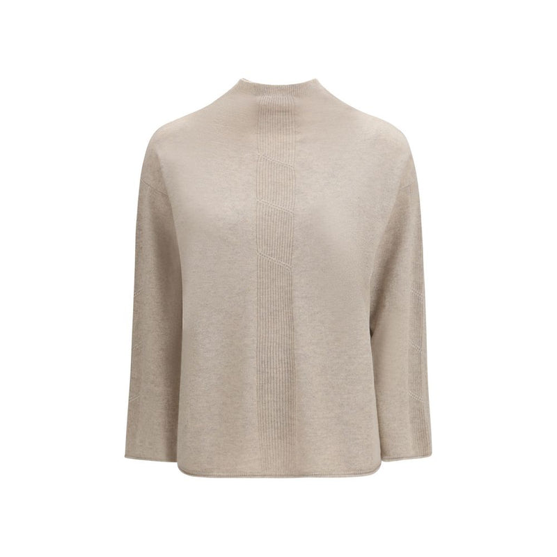 Max Mara Pure Beige Cashmere Sweater - Luxurious Comfort