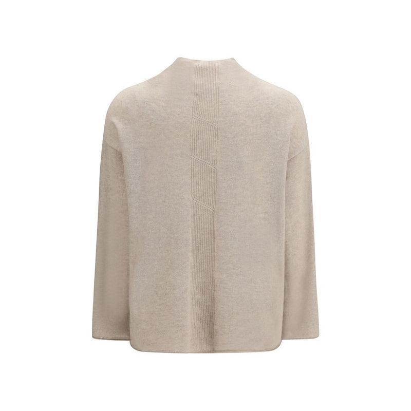 Max Mara Pure Beige Cashmere Sweater - Luxurious Comfort