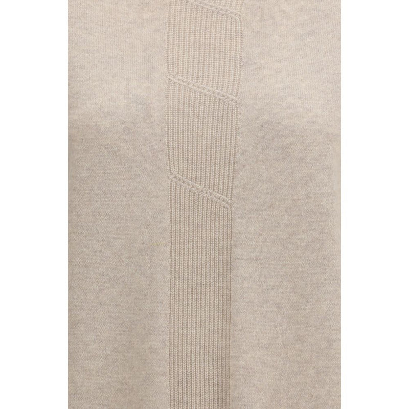 Max Mara Pure Beige Cashmere Sweater - Luxurious Comfort
