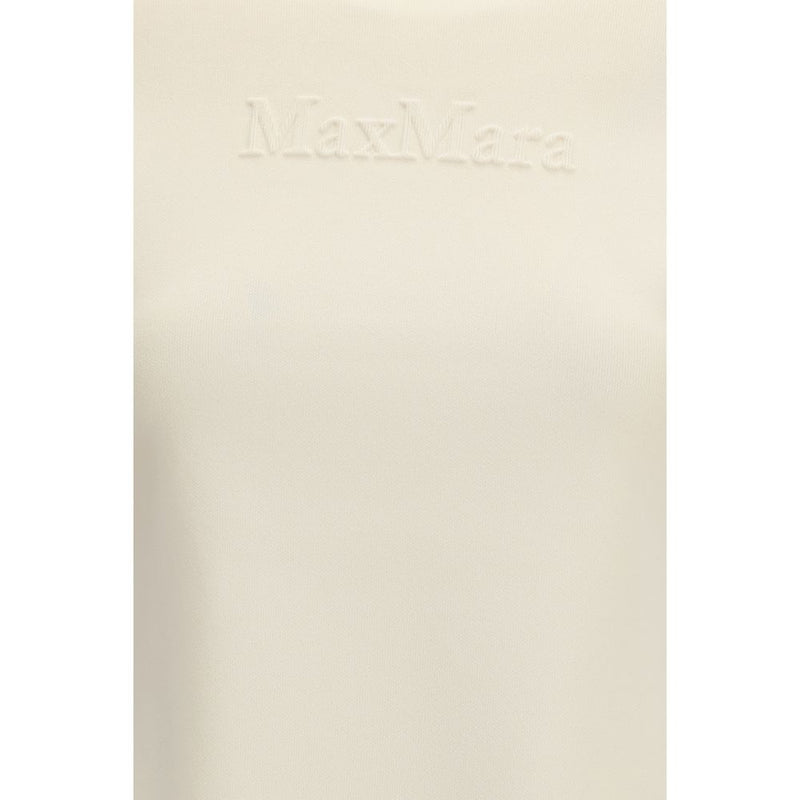 Max Mara Pure Mxpauster Beige Viscose T-Shirt
