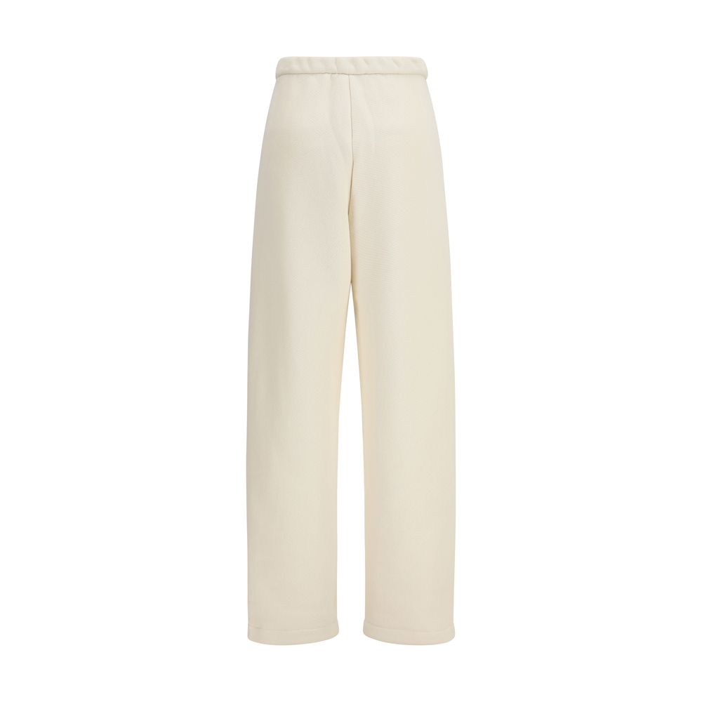 Max Mara Pure Dente Beige Cotton Casual Pants