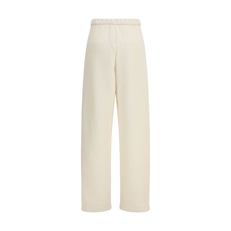 Max Mara Pure Dente Beige Cotton Casual Pants for Women