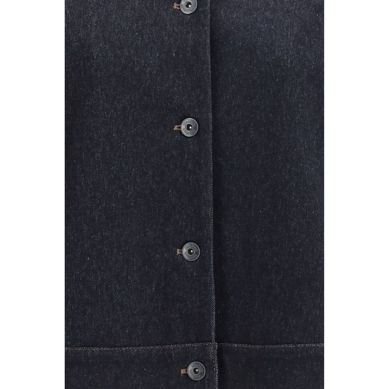 Max Mara Pure Blue Cotton Denim Jacket