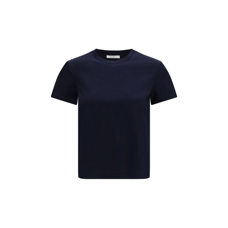 Max Mara Pure Donata Blue Cotton T-Shirt for Women