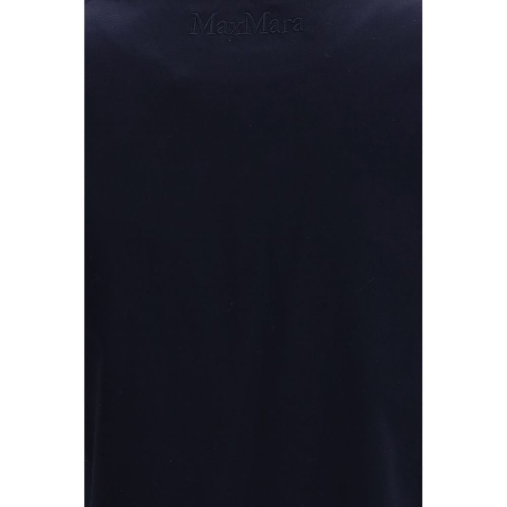 Max Mara Pure Donata Blue Cotton T-Shirt for Women