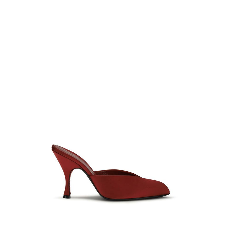 Herbert Levine Multicolor Silk Mules - Elegant & Stylish