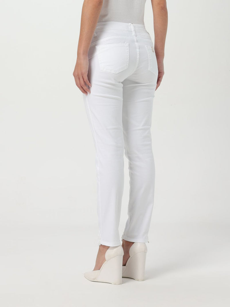 Liu Jo White Cotton Skinny Jeans for Women