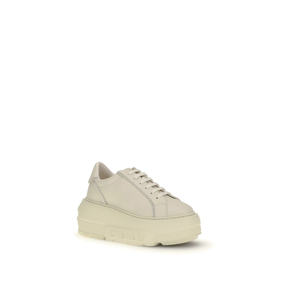 Casadei White Rubber Chunky Sneakers for Women