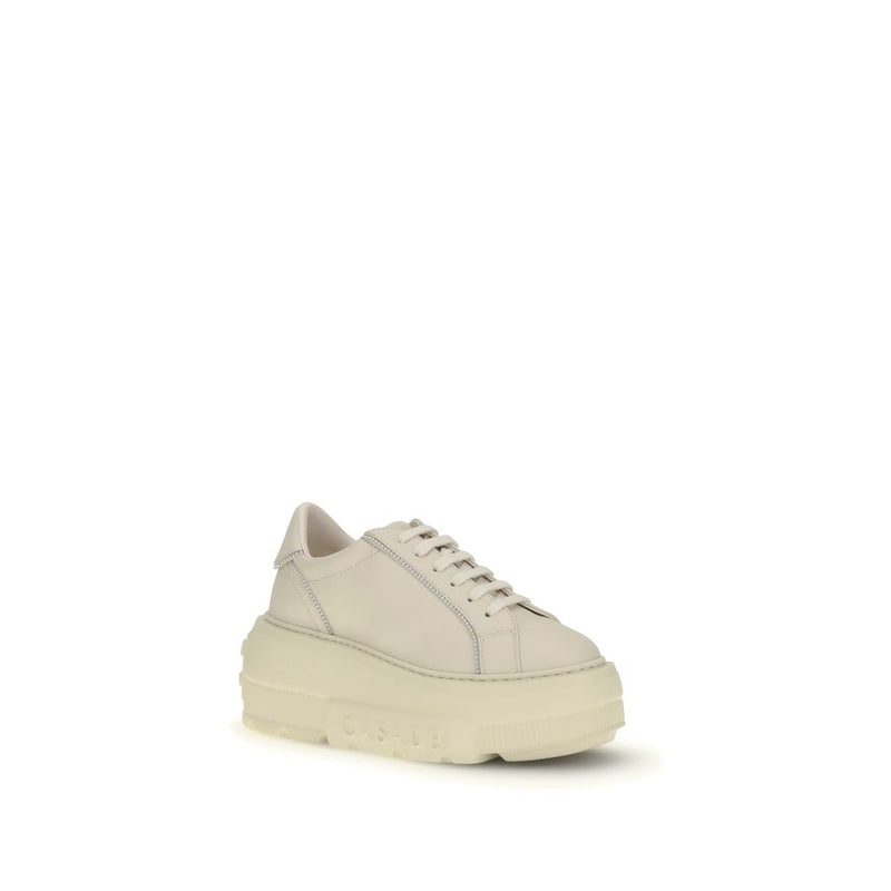Casadei White Rubber Chunky Sneakers for Women