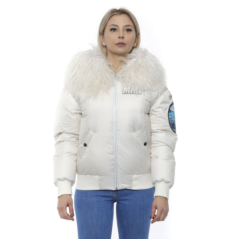 Mr&Mrs Italy White Bomber Jacket for Women