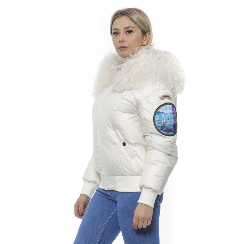 Mr&Mrs Italy White Bomber Jacket for Women