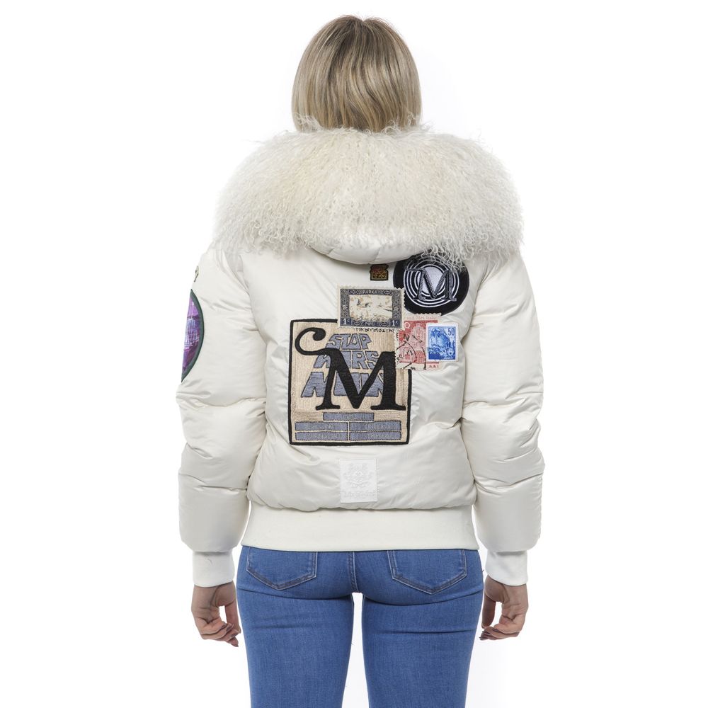 Mr&Mrs Italy White Bomber Jacket for Women