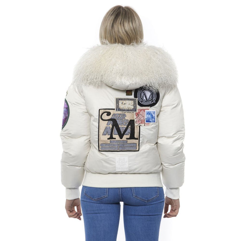 Mr&Mrs Italy White Bomber Jacket for Women