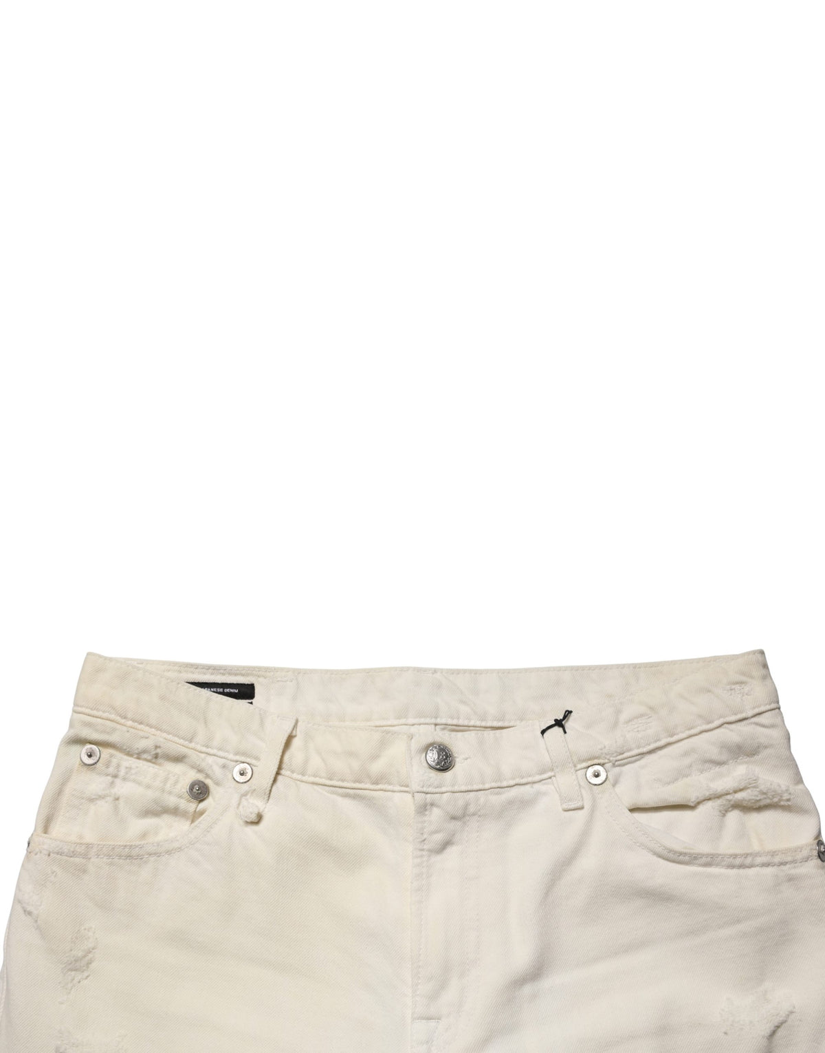 R13 Mid Waisted Bootcut Tattered Denim Trouser Jeans