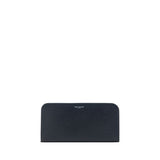Portefeuille Bos Taurus en cuir de veau noir Saint Laurent