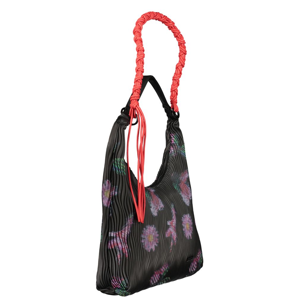 Desigual Black Polyurethane Women's Handbag - Stylish & Chic