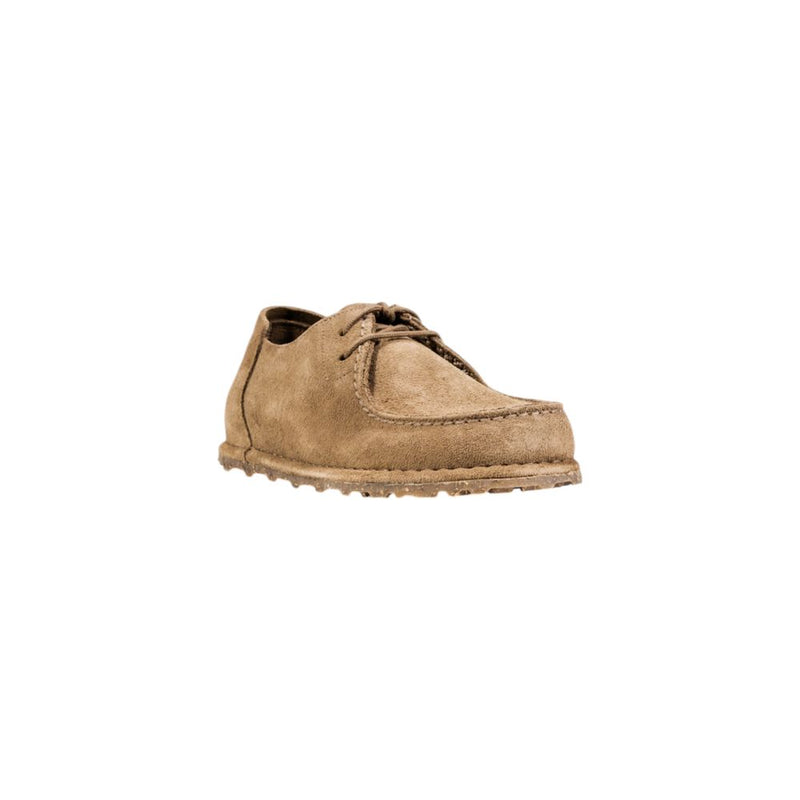 Birkenstock Utti Lace N Gray Suede Leather Lace-Up Boots