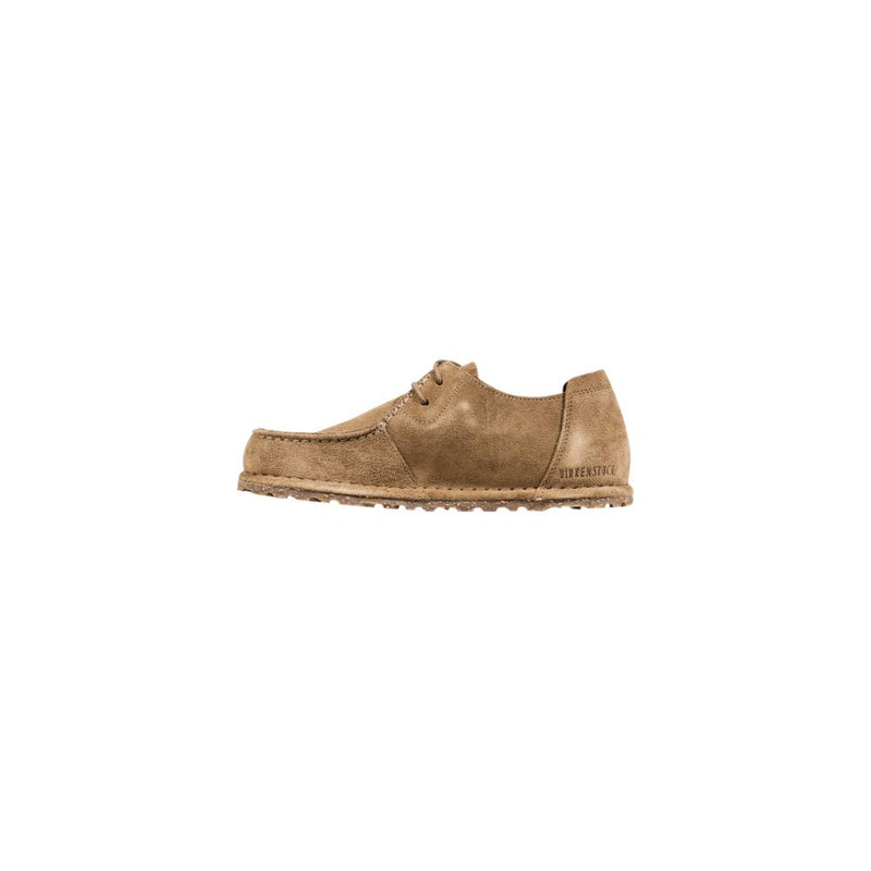 Birkenstock Utti Lace N Gray Suede Leather Lace-Up Boots