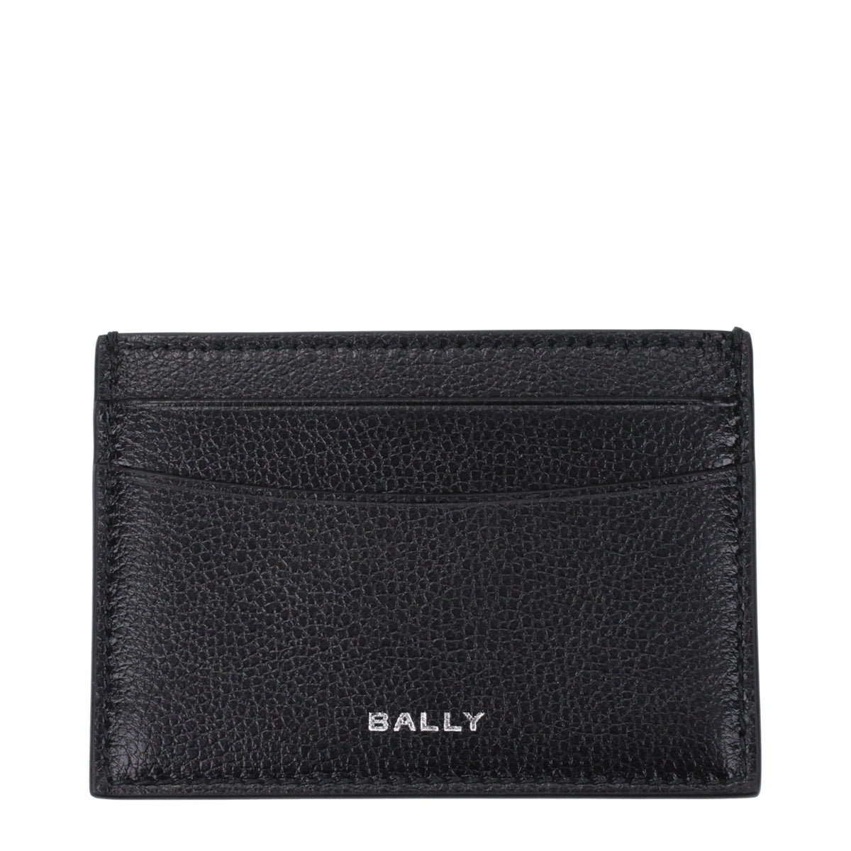 Porte-cartes Bally en cuir noir